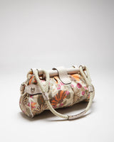 Vintage Y2k 00s Guess Mother Of Pearl Floral Handbag