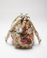 Vintage Y2k 00s Guess Mother Of Pearl Floral Handbag