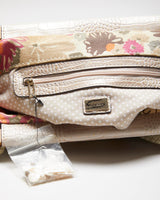 Vintage Y2k 00s Guess Mother Of Pearl Floral Handbag