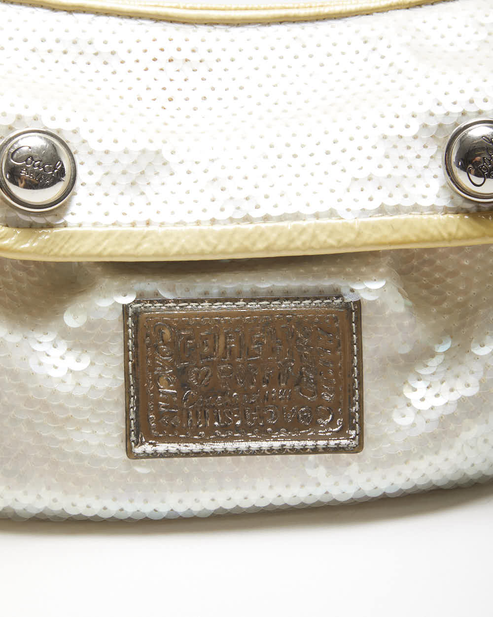 Vintage Y2k 00s Coach Poppy Sequin Handbag