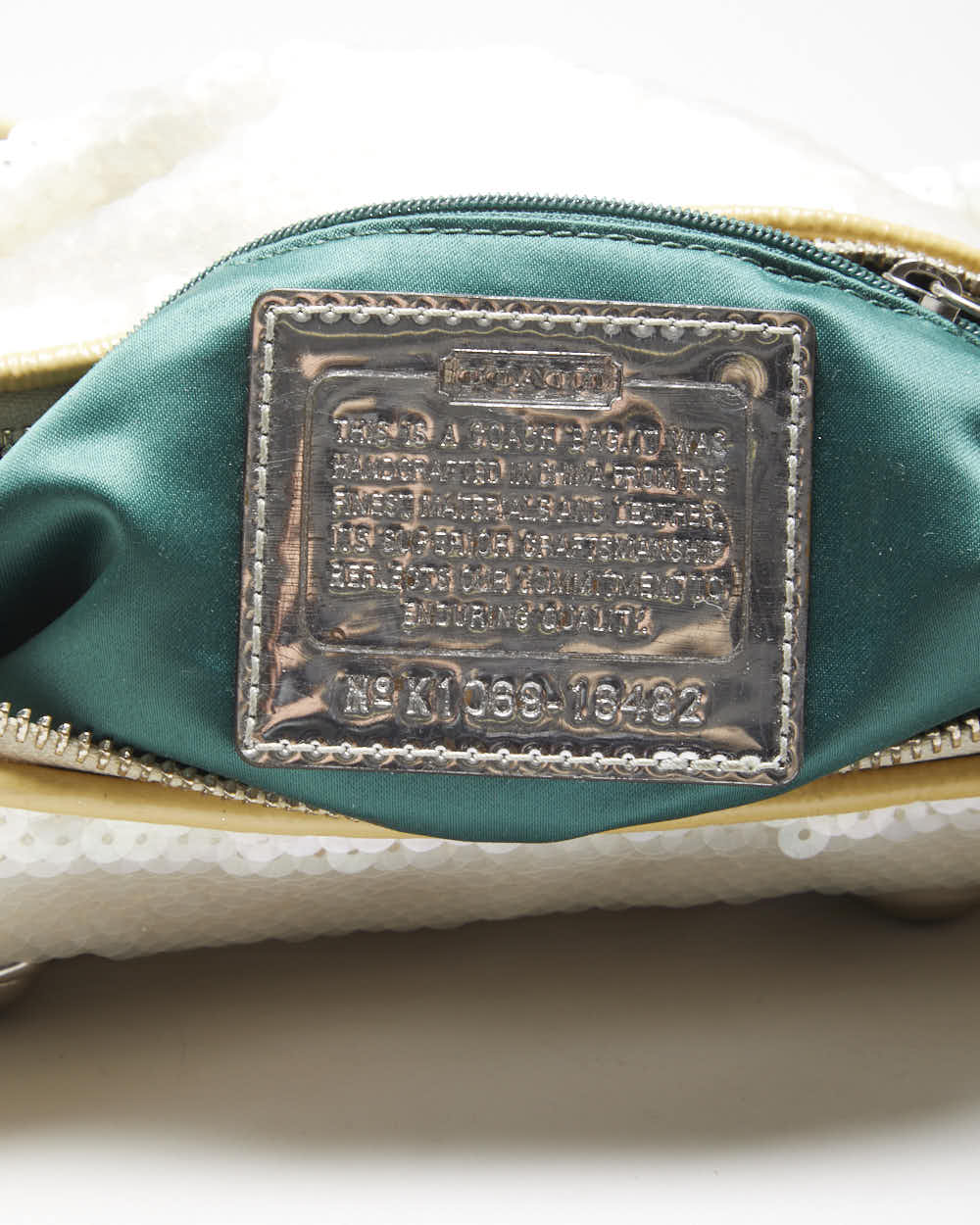 Vintage Y2k 00s Coach Poppy Sequin Handbag