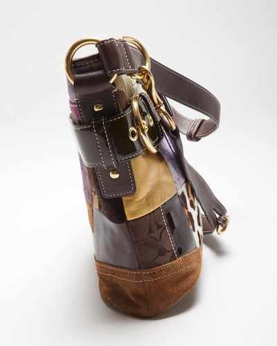 Vintage Y2k 00s Coach Patchwork Handbag