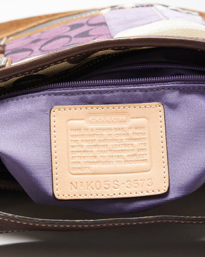 Vintage Y2k 00s Coach Patchwork Handbag