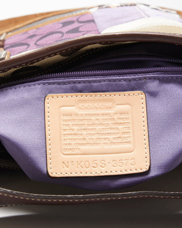 Vintage Y2k 00s Coach Patchwork Handbag