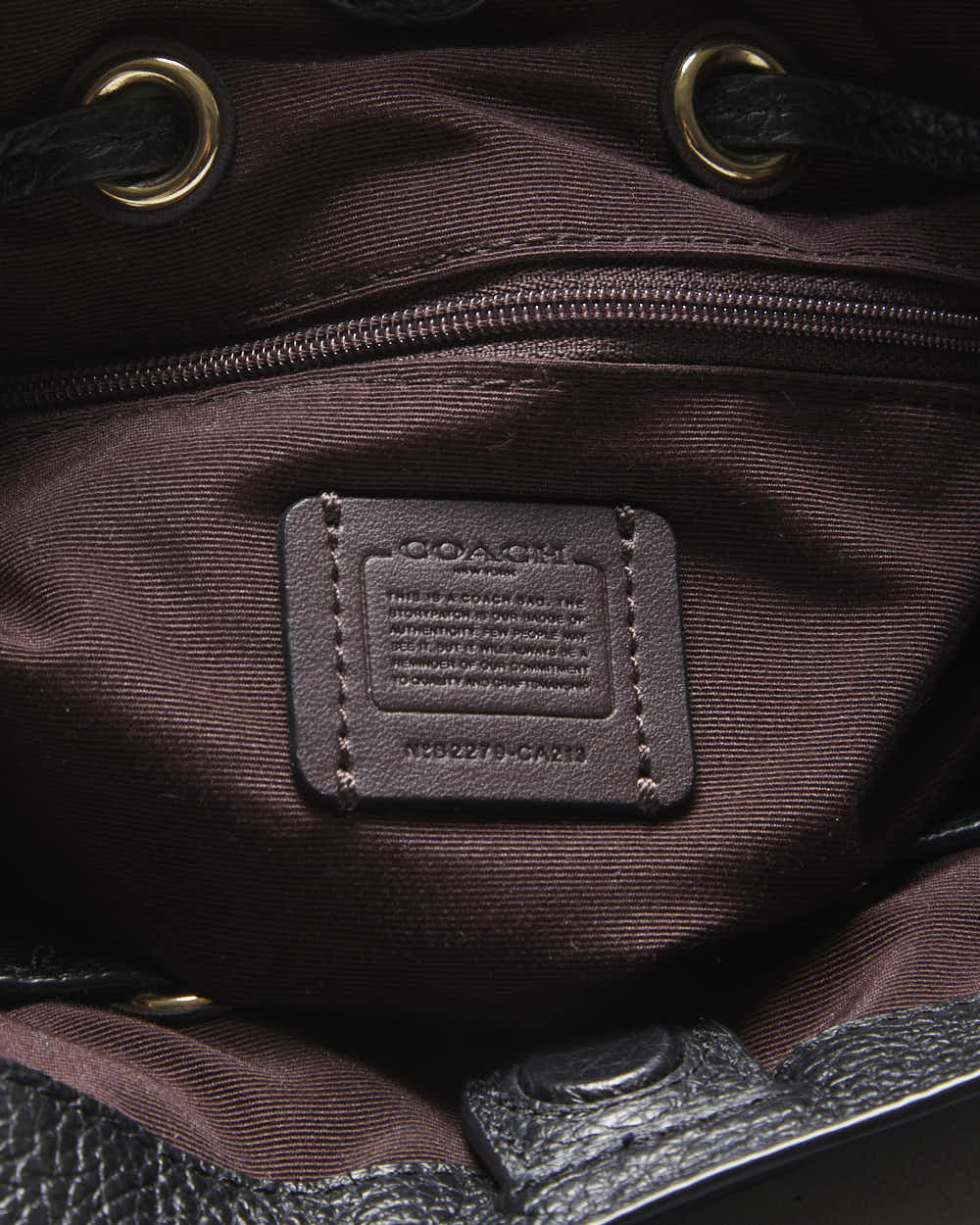 Vintage Coach Mini Bucket Bag