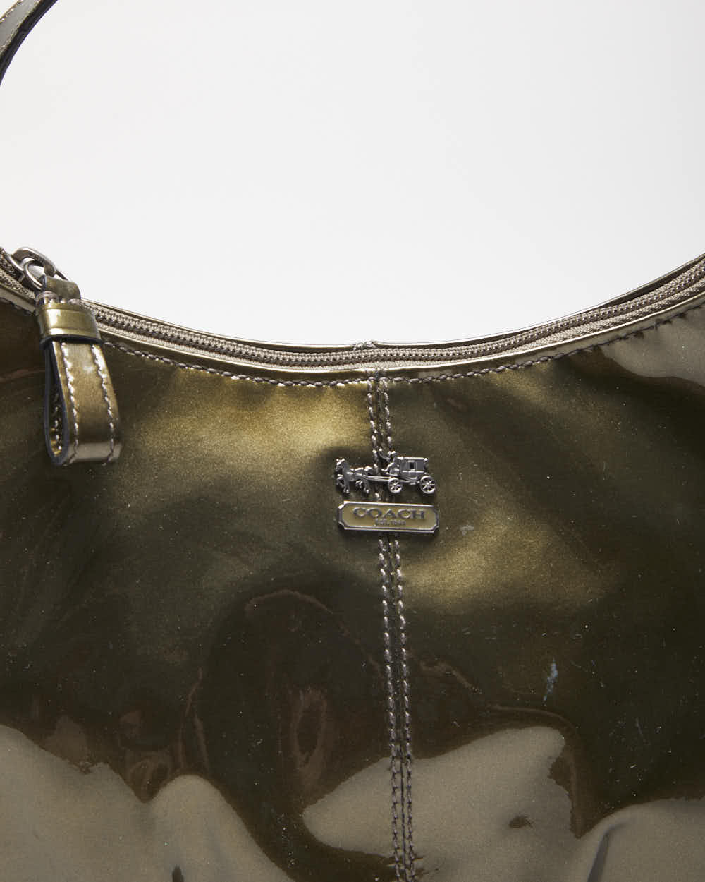 Vintage Y2k 00s Coach Patent Mini Handbag