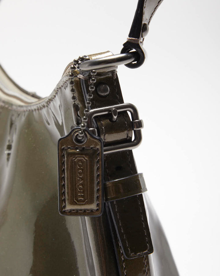 Vintage Y2k 00s Coach Patent Mini Handbag