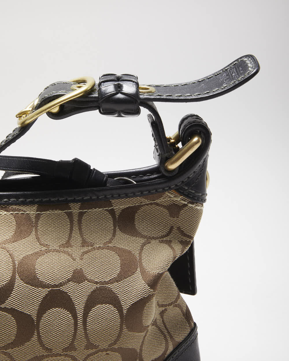 Vintage Y2k 00s Coach Monogram Handbag