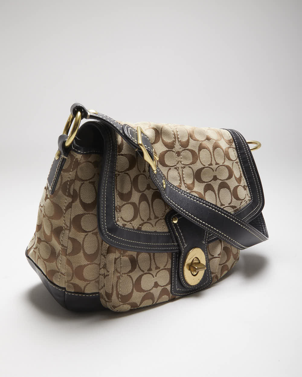 Vintage Y2k 00s Coach Monogram Handbag