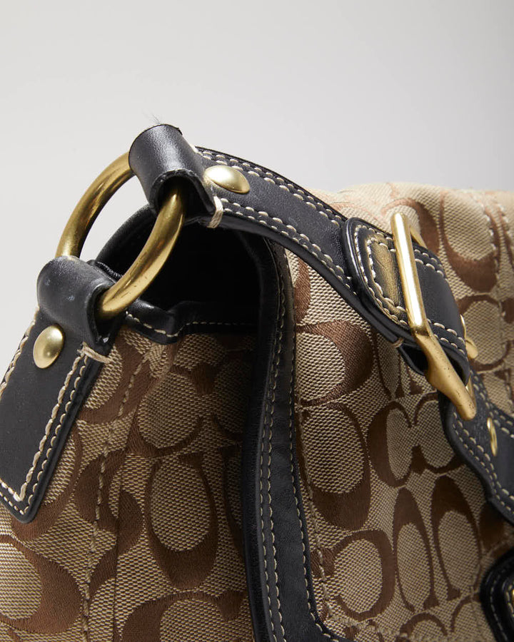 Vintage Y2k 00s Coach Monogram Handbag