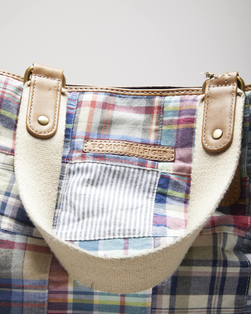 Vintage 00s Tommy Hilfiger Patchwork Bag