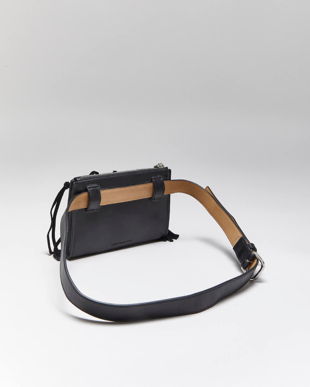 Vintage Rebecca Minkoff Leather Fringe Belt Bum Bag