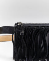Vintage Rebecca Minkoff Leather Fringe Belt Bum Bag
