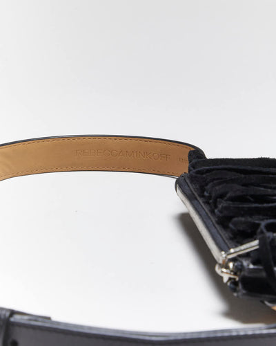 Vintage Rebecca Minkoff Leather Fringe Belt Bum Bag