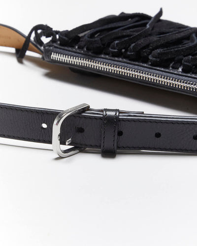 Vintage Rebecca Minkoff Leather Fringe Belt Bum Bag