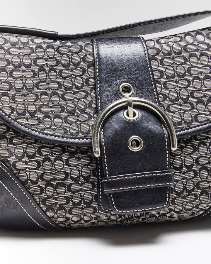Vintage Y2k 00s Coach Monogram Handbag