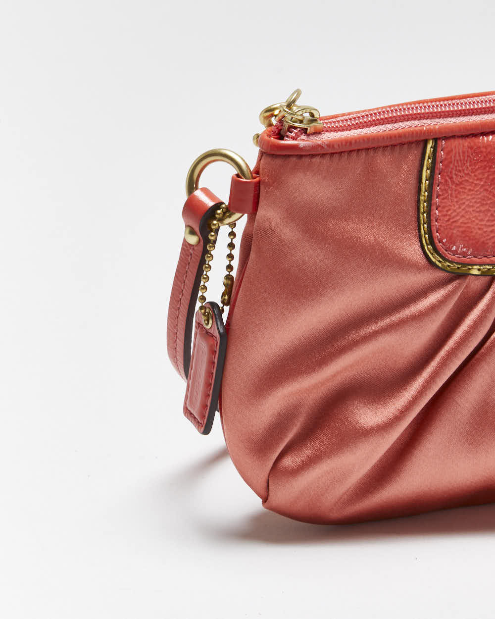 Vintage Y2k 00s Coach Satin Clutch