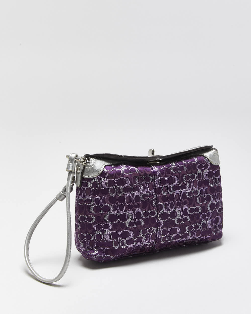 Vintage Y2k 00s Coach Monogram Clutch