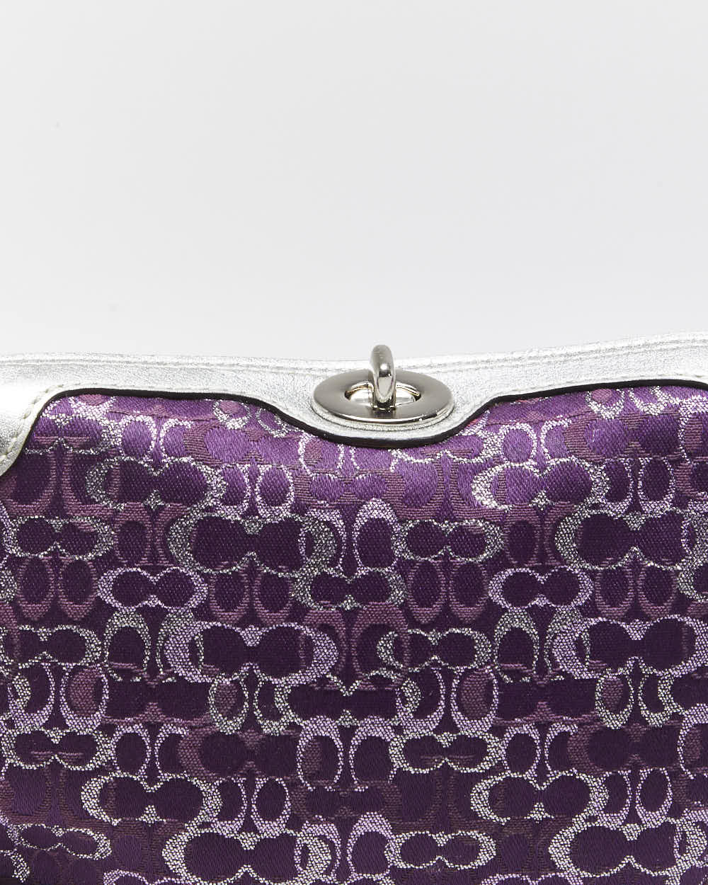 Vintage Y2k 00s Coach Monogram Clutch