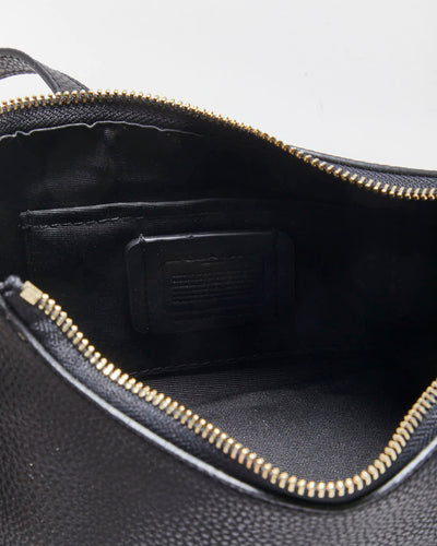 Black Coach Pennie Pebble Leather Crossbody / Shoulder Bag