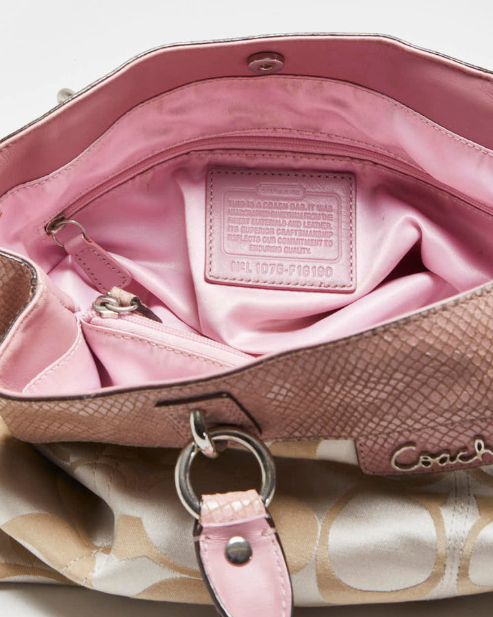 Vintage Y2k 00s Coach Shopper Handbag