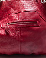 Vintage Y2K 00s Jimmy Choo Hot Pink Large Leather Hobo Shoulder Bag