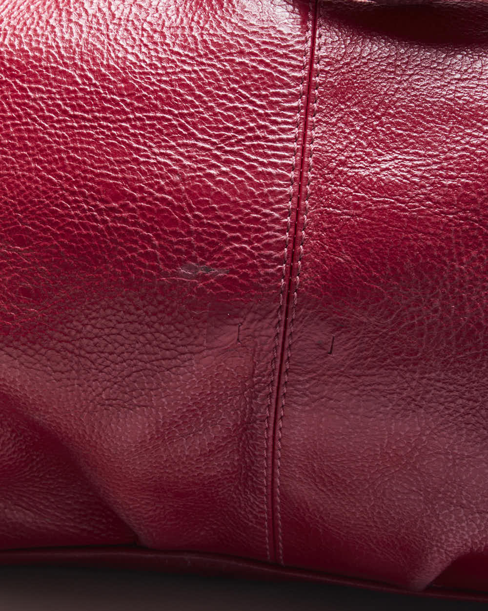Vintage Y2K 00s Jimmy Choo Hot Pink Large Leather Hobo Shoulder Bag
