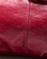 Vintage Y2K 00s Jimmy Choo Hot Pink Large Leather Hobo Shoulder Bag