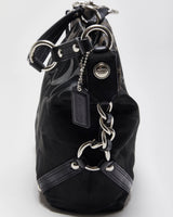 Vintage Y2k 00s Coach Carly Monogram Handbag