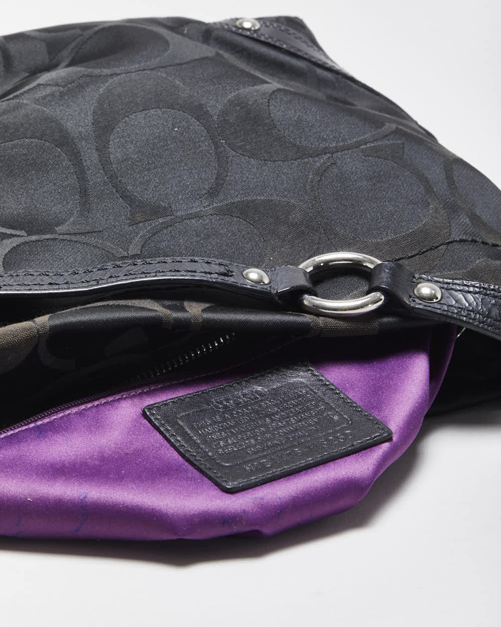 Vintage Y2k 00s Coach Carly Monogram Handbag