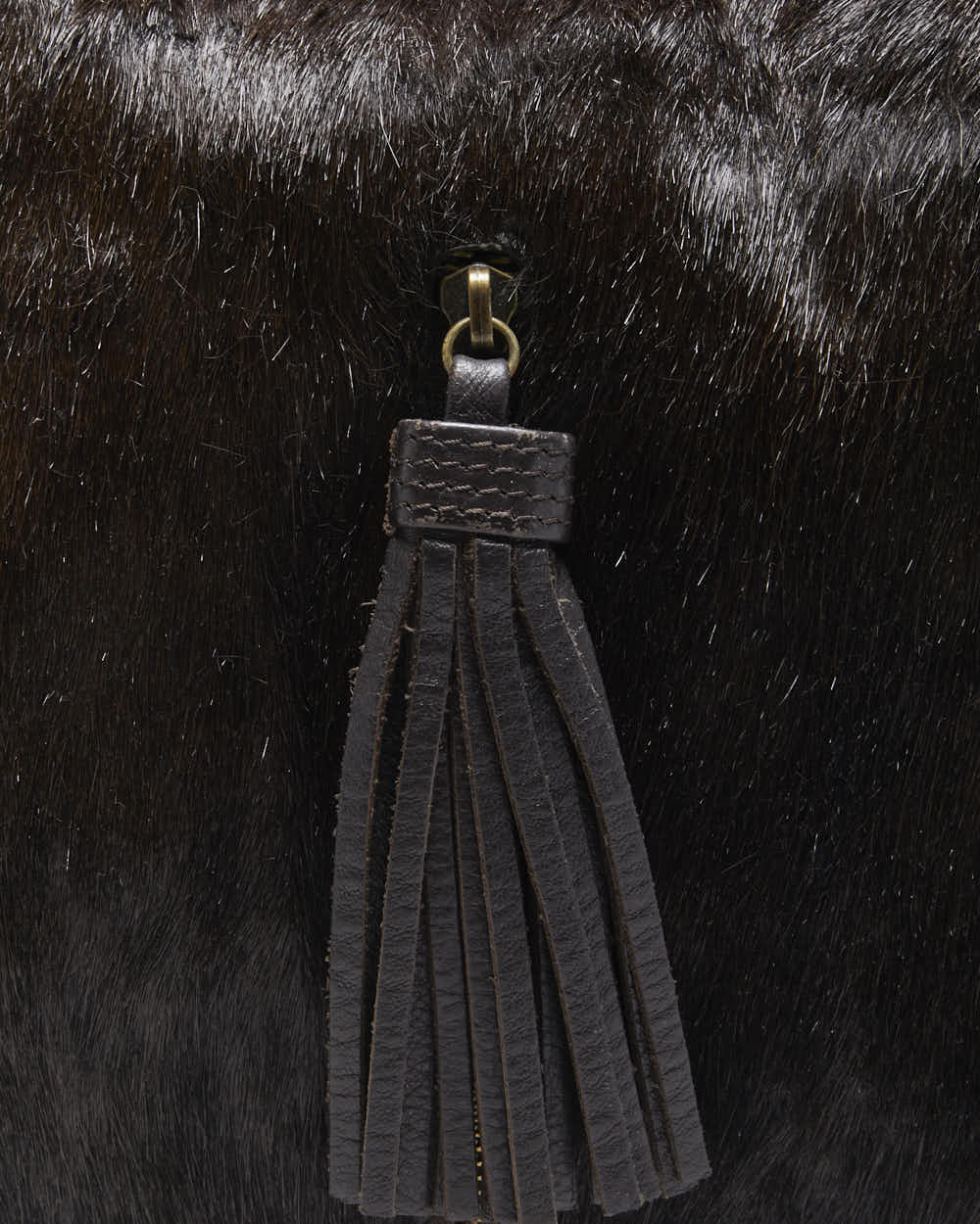 Vintage Aqua Madonna Cowhide Handbag