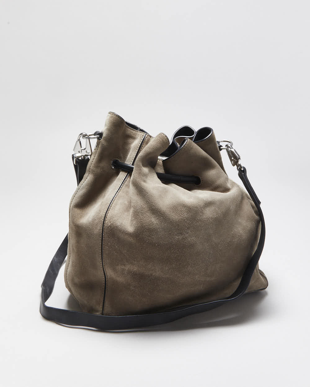 Vintage Rag &amp; Bone Grey Suede Bucket Bag