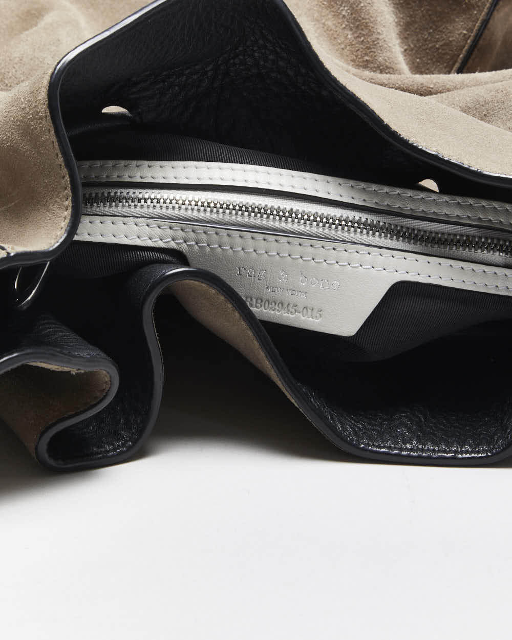 Vintage Rag &amp; Bone Grey Suede Bucket Bag