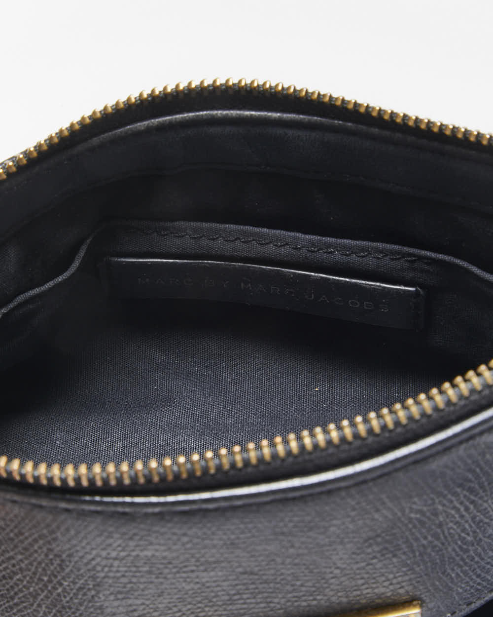 Vintage Y2K 00s Marc By Marc Jacobs Navy Pebble Leather Crossbody Bag