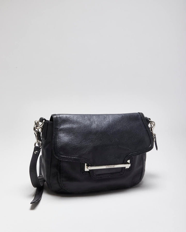 Vintage Y2K 00s Coach Taylor Leather Flap Shoulder / Crossbody Bag