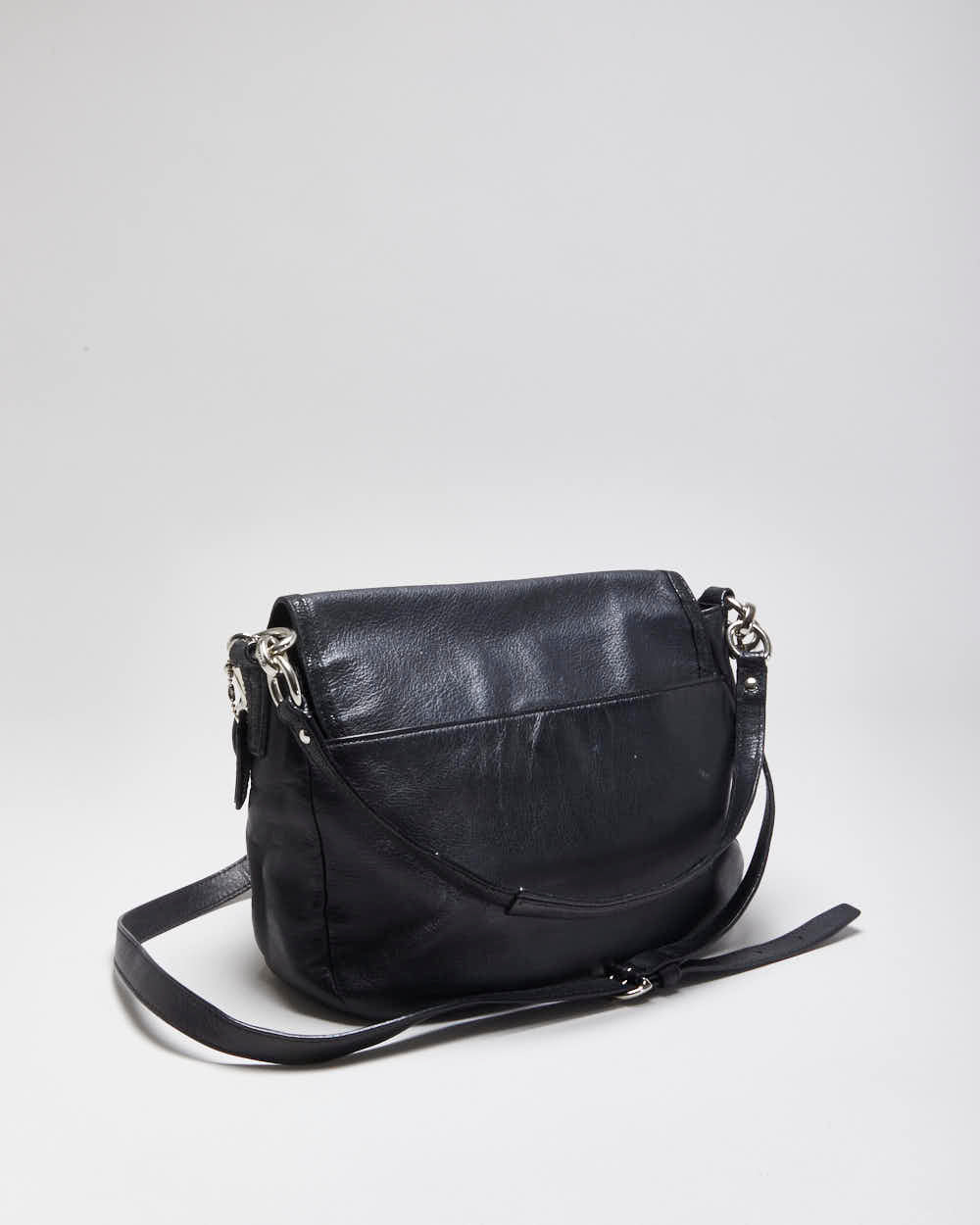 Vintage Y2K 00s Coach Taylor Leather Flap Shoulder / Crossbody Bag