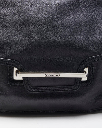 Vintage Y2K 00s Coach Taylor Leather Flap Shoulder / Crossbody Bag