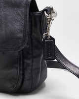 Vintage Y2K 00s Coach Taylor Leather Flap Shoulder / Crossbody Bag
