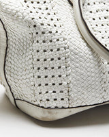 Vintage Y2K 00s MaxMara Woven Large Leather Tote Bag