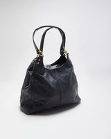 Vintage Y2K 00s Coach Campbell Hobo Black Leather Shoulder Bag