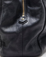 Vintage Y2K 00s Coach Campbell Hobo Black Leather Shoulder Bag