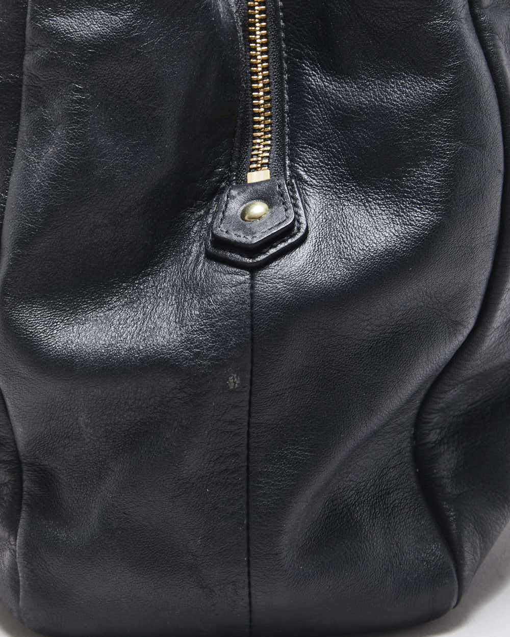 Vintage Y2K 00s Coach Campbell Hobo Black Leather Shoulder Bag