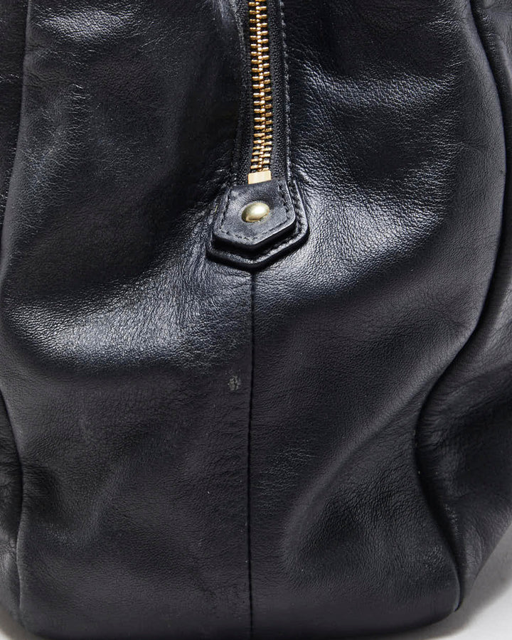 Vintage Y2K 00s Coach Campbell Hobo Black Leather Shoulder Bag