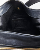 Vintage Y2K 00s Coach Campbell Hobo Black Leather Shoulder Bag