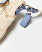 Vintage Y2K 00s Coach Hampton Signature Swingpack Canvas Crossbody Bag