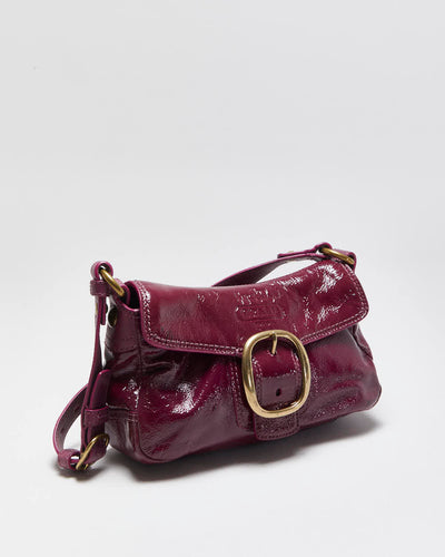 Vintage Y2k 00s Coach Sufflette Patent Handbag