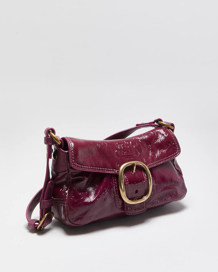 Vintage Y2k 00s Coach Sufflette Patent Handbag