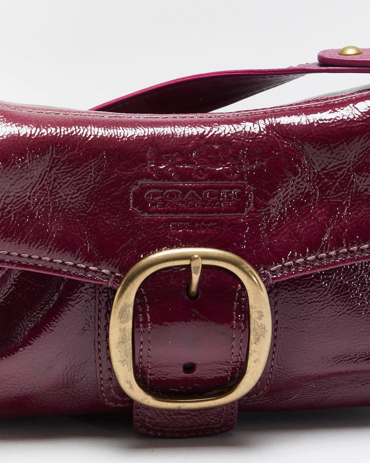 Vintage Y2k 00s Coach Sufflette Patent Handbag