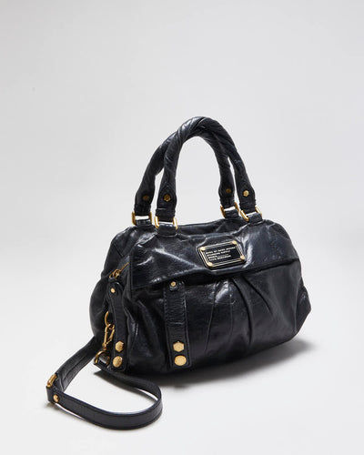 Vintage Y2K 00s Marc By Marc Jacobs Twisted Q Groove Satchel Cuero