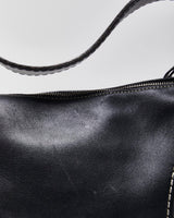 Vintage Tod's Leather Contrast Stitch Handbag